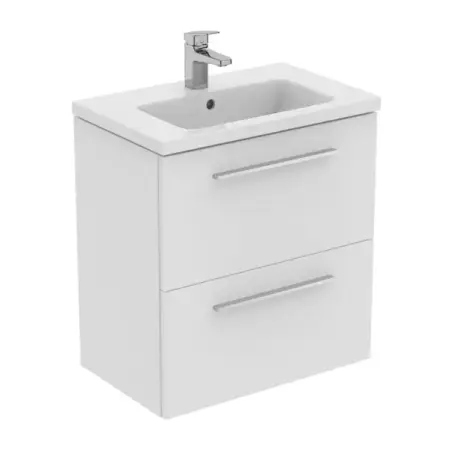 Dulap baza suspendat Ideal Standard i.life S 2 sertare alb mat 60 cm [2]