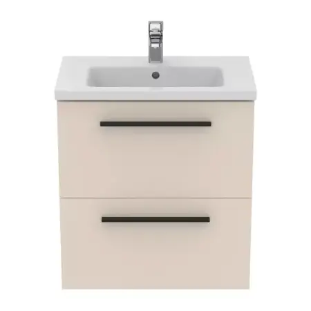 Dulap baza suspendat Ideal Standard i.life S 2 sertare bej - nisip 60 cm [1]