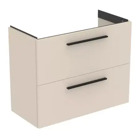 Dulapuri de baie - Dulap baza suspendat Ideal Standard i.life S 2 sertare bej - nisip 80 cm