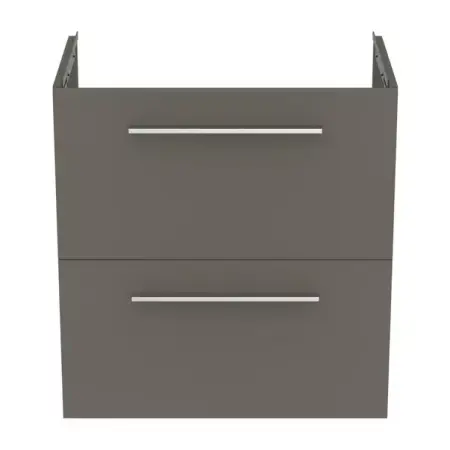 Dulap baza suspendat Ideal Standard i.life S 2 sertare gri 60 cm [3]
