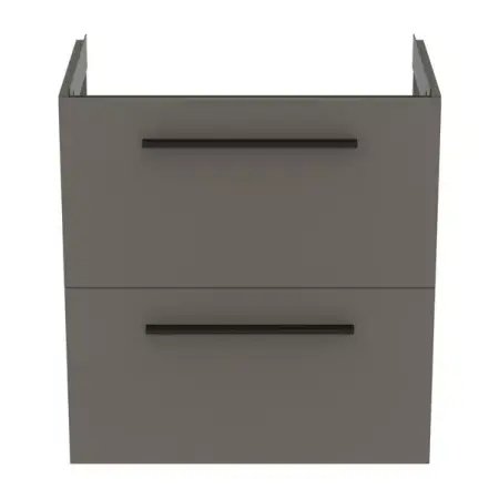 Dulap baza suspendat Ideal Standard i.life S 2 sertare gri 60 cm [5]
