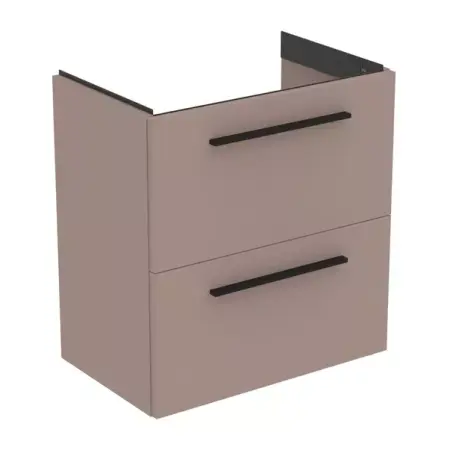 Dulapuri de baie - Dulap baza suspendat Ideal Standard i.life S 2 sertare gri - bej 60 cm