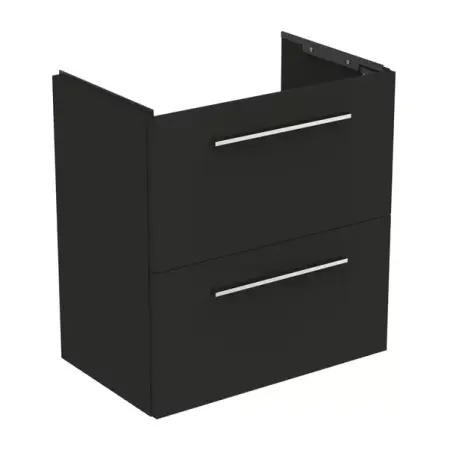 Dulap baza suspendat Ideal Standard i.life S 2 sertare gri carbon 60 cm [5]