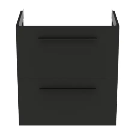 Dulap baza suspendat Ideal Standard i.life S 2 sertare gri carbon 60 cm [4]