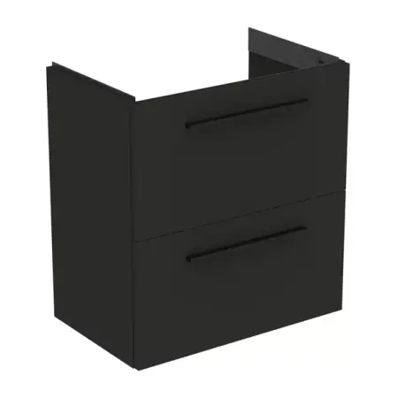 Dulapuri de baie - Dulap baza suspendat Ideal Standard i.life S 2 sertare gri carbon 60 cm