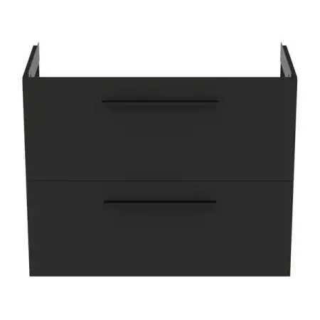 Dulap baza suspendat Ideal Standard i.life S 2 sertare gri carbon 80 cm [6]