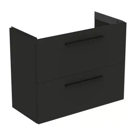 Dulapuri de baie - Dulap baza suspendat Ideal Standard i.life S 2 sertare gri carbon 80 cm