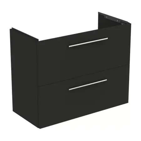 Dulap baza suspendat Ideal Standard i.life S 2 sertare gri carbon 80 cm [5]