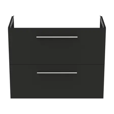 Dulap baza suspendat Ideal Standard i.life S 2 sertare gri carbon 80 cm [7]