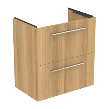 Dulap baza suspendat Ideal Standard i.life S 2 sertare stejar 60 cm [5]