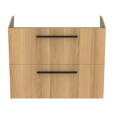 Dulap baza suspendat Ideal Standard i.life S 2 sertare stejar 80 cm [5]