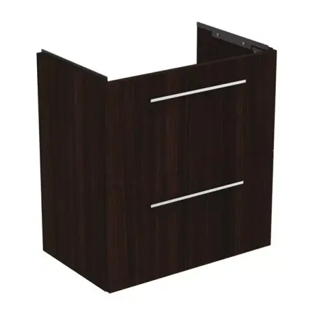 Dulap baza suspendat Ideal Standard i.life S 2 sertare stejar cafeniu 60 cm [5]