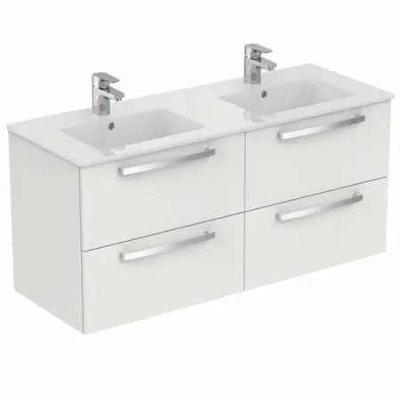 Dulapuri de baie - Dulap baza suspendat Ideal Standard Tempo 120 cm, alb lucios