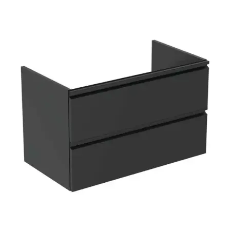 Dulapuri de baie - Dulap baza suspendat Ideal Standard Tesi negru mat 80 cm