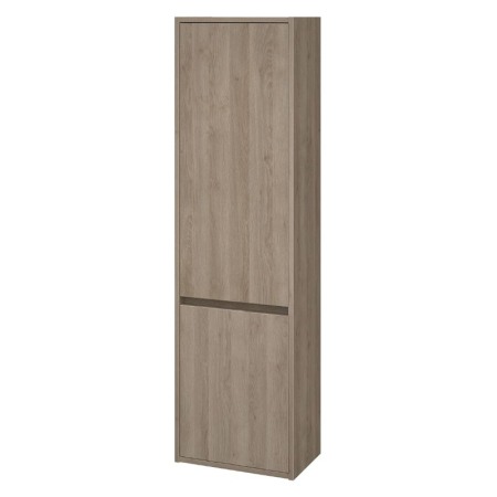 Dulapuri de baie - Dulap coloana Cersanit, Crea, cu doua usi, 140 cm, stejar