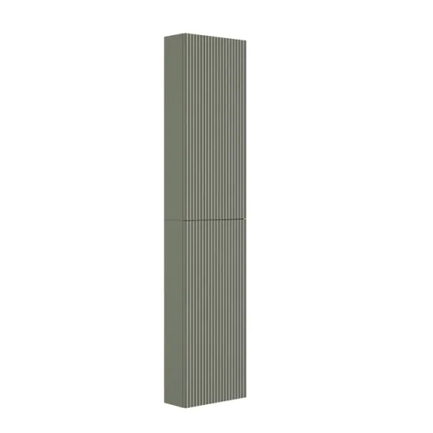 Baie - Dulap coloana mare Gala Canaletto suspendat verde mat 2 usi batante 35 cm