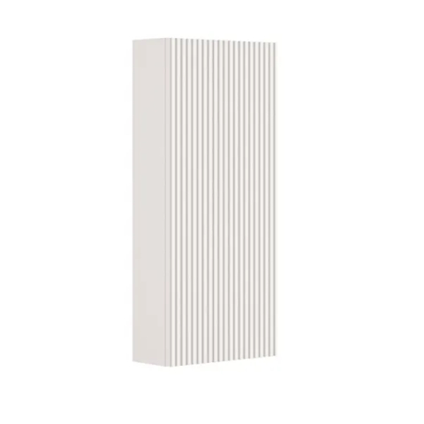 Baie - Dulap coloana mediu Gala Canaletto suspendat alb mat 1 usa batanta 35 cm