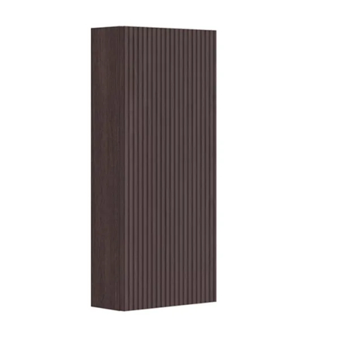 Baie - Dulap coloana mediu Gala Canaletto suspendat nuc negru mat 1 usa batanta 35 cm