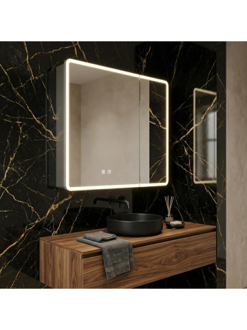 Dulap cu oglindă LED M1011-60 60x70 [7]