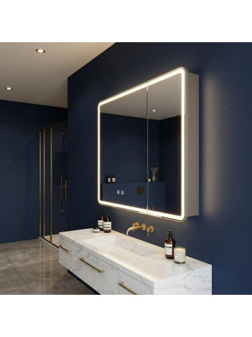 Mobilier Baie - Dulap cu oglindă LED M1011-60 60x70