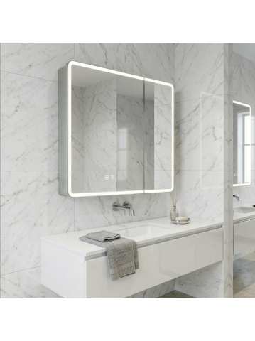 Dulap cu oglindă LED M1011-60 60x70 [3]