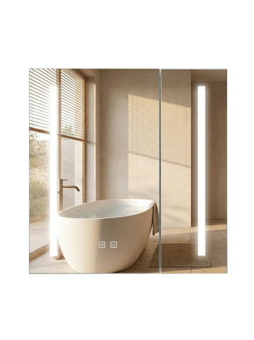 Dulap cu oglindă LED M1015-60 60x65 [10]