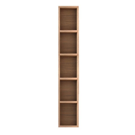 Dulapuri de baie - Dulap inalt deschis cu polite, Kolpasan, Naomi, 149,5 cm, natural wood