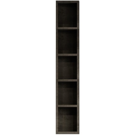 Dulapuri de baie - Dulap inalt deschis cu polite, Kolpasan, Naomi large, 149.5 cm, dark concrete