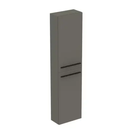 Dulapuri de baie - Dulap inalt suspendat Ideal Standard i.life S finisaj gri 40 cm 2 usi
