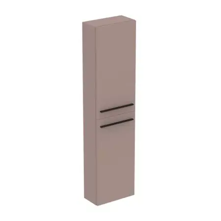 Dulapuri de baie - Dulap inalt suspendat Ideal Standard i.life S finisaj gri - bej 40 cm 2 usi