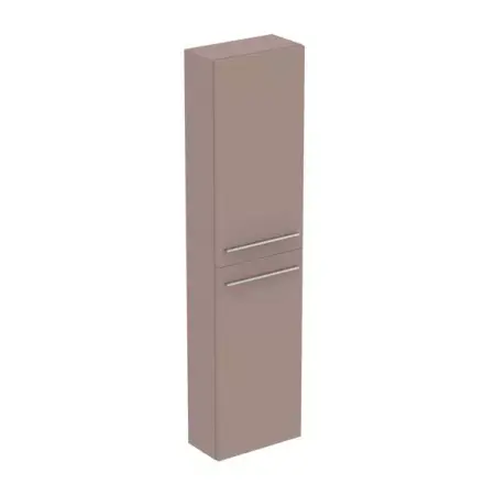 Dulap inalt suspendat Ideal Standard i.life S finisaj gri - bej 40 cm 2 usi [2]