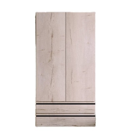 Dulapuri de baie - Dulap inalt suspendat, Kolpasan, Alexis, cu 2 usi si 2 sertare, H 146 cm, craft wood