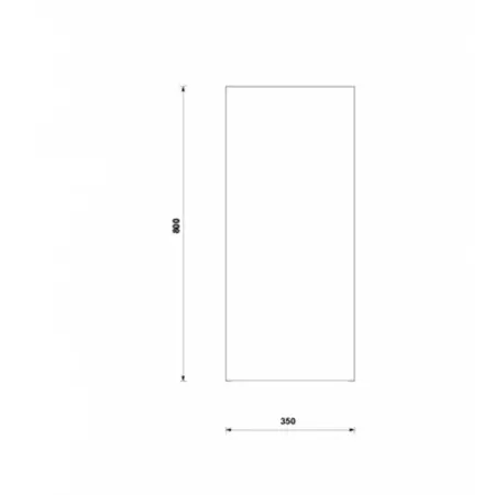 Dulap mediu suspendat Gala Shona alb 1 usa 35 cm [1]