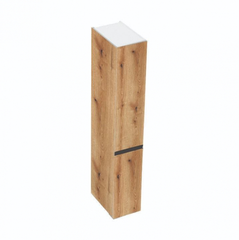 Mobilier Baie - Dulap stativ baie 30x47x189 cm Kolpa San Harmony, cu doua usi reversibile, stejar natur