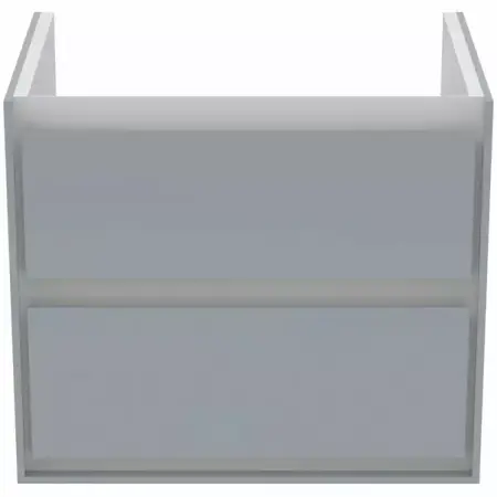 Dulapuri de baie - Dulap suspendat pentru lavoar gri deschis mat Ideal Standard Connect Air 60 cm