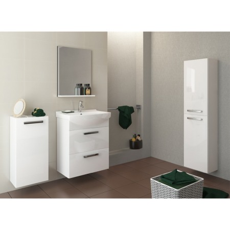 Dulapior Cersanit, Melar, suspendat, 72 cm, alb [3]