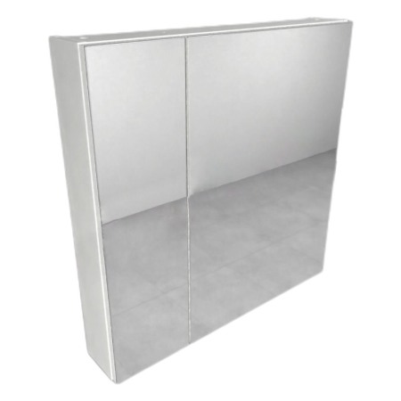 Oglinzi cu dulapior - Dulapior suspendat cu oglinda si 2 usi, KolpaSan, Naomi, 80 cm, dark concrete