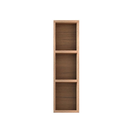 Dulapuri de baie - Dulapior suspendat deschis cu polite, Kolpasan, Naomi, 70 cm, natural wood