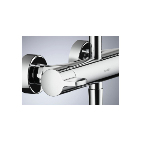 Duravit B.1 set de duș perete cu termostat cu duș de ploaie crom B14280008010 [3]