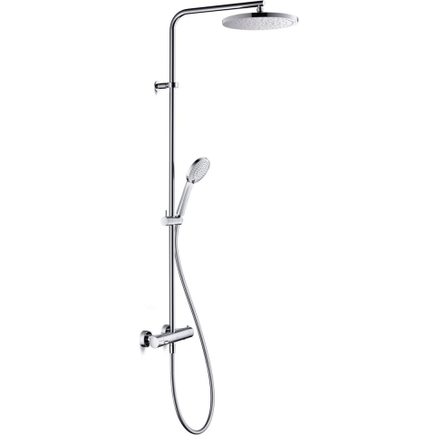 Seturi de dus - Duravit B.1 set de duș perete cu termostat cu duș de ploaie crom B14280008010