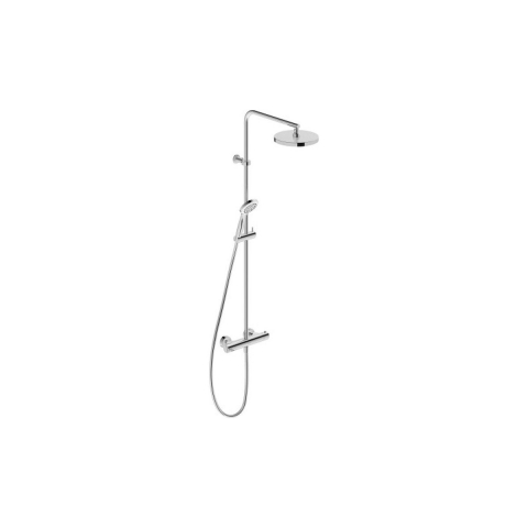 Seturi de dus - Duravit B.2 set de duș perete cu termostat cu duș de ploaie crom B24280008010