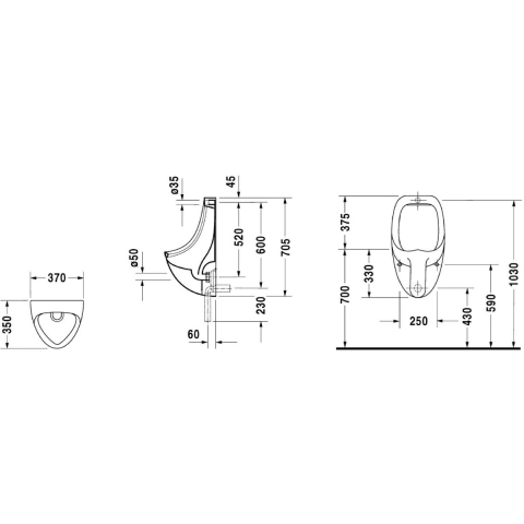 Duravit Ben pisoar 0847370000 [1]