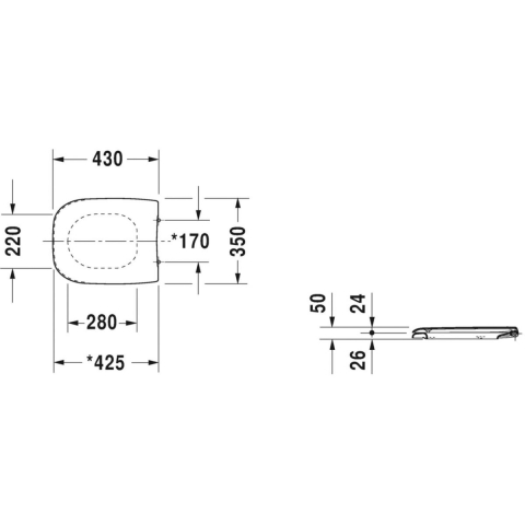 Duravit D-Code capac wc alb 0067310000 [1]