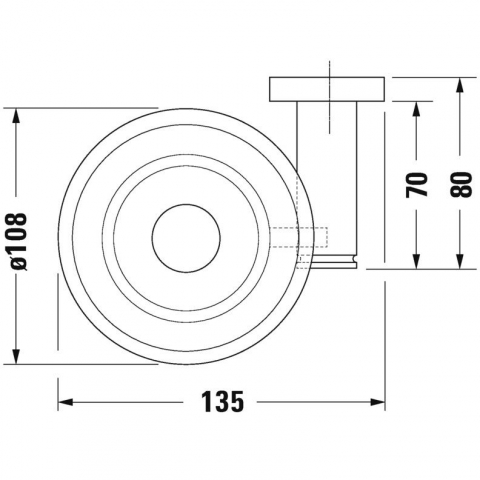 Duravit D-Code Savoniera de perete, stanga [2]