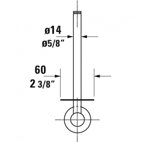 Duravit D-Code Suport hartie igienica vertical [2]