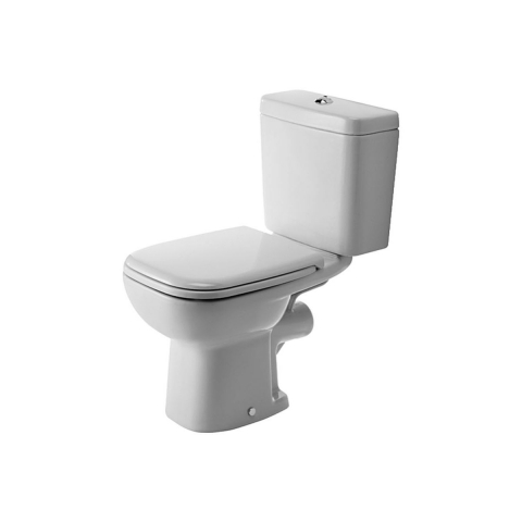 Seturi vase wc monobloc - Duravit D-Code vas wc compact alb 21110900002