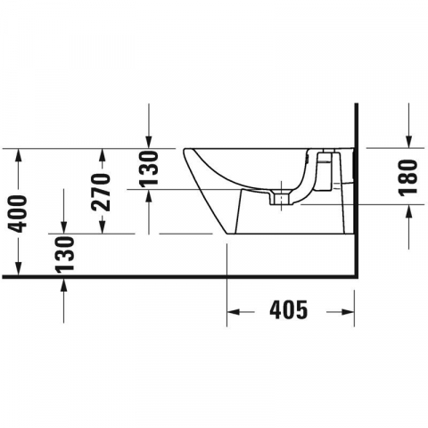 Duravit D-Neo Bideu suspendat 36x54 cm [3]