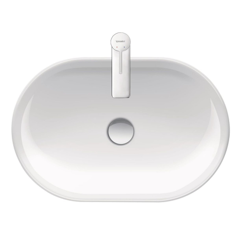 Duravit D-Neo lavoar 60x40 cm ovale de blat alb 2372600070 [20]