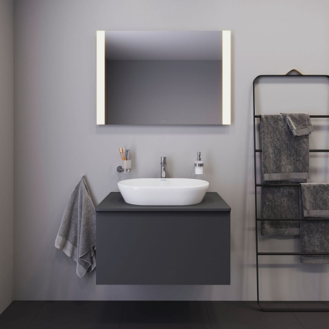 Duravit D-Neo lavoar 60x40 cm ovale de blat alb 2372600070 [16]