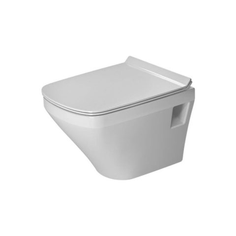 Duravit DuraStyle vas wc cu capac soft-close agăţat fără margine alb 45710900A1 Obiecte Sanitare - Duravit DuraStyle vas wc cu capac soft-close agăţat fără margine alb 45710900A1